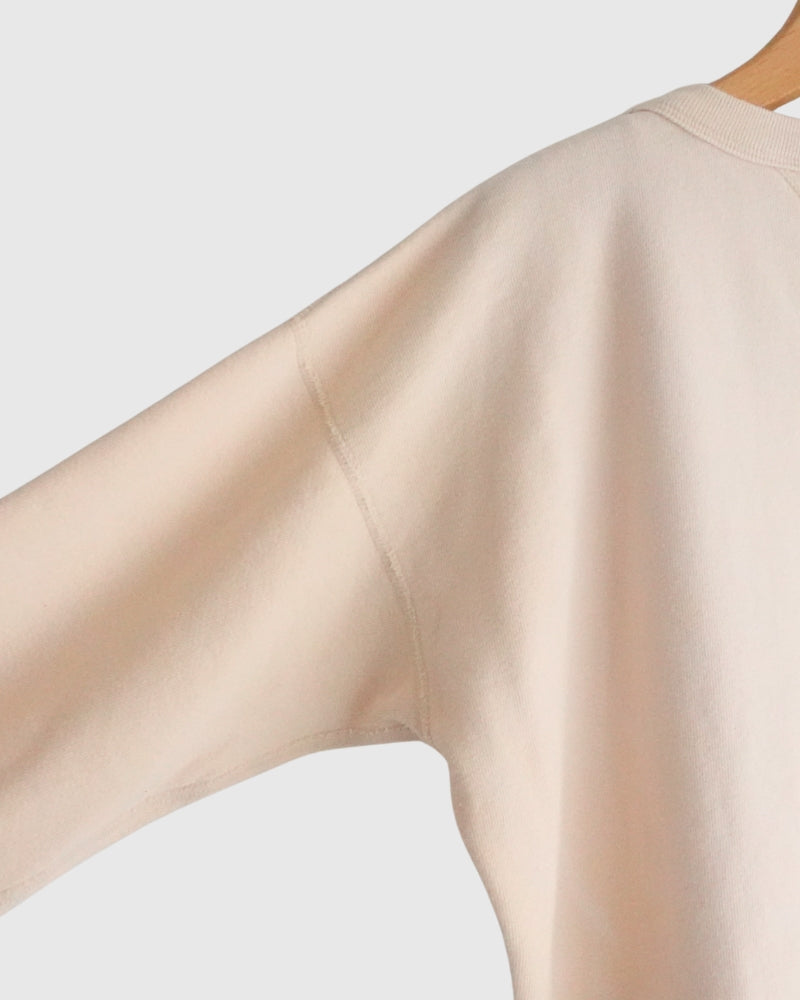 Vintage Sweat Double Gusset Pullover in White