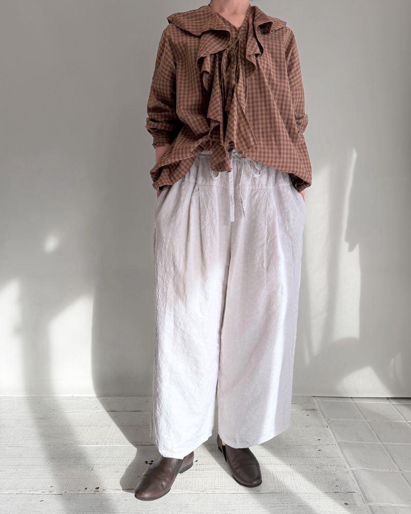 [Pre-order] F/W G1223 Antique Jacquard Wide Pants (End of Aug - Early Sep)