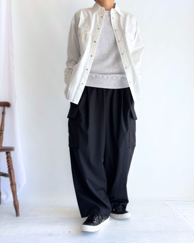 CLOVER-TRO Cargo Pants in Navy