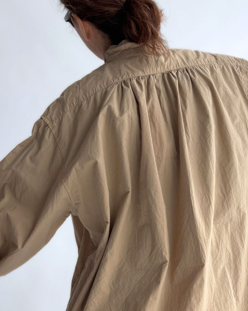 Shirt Dress in Beige