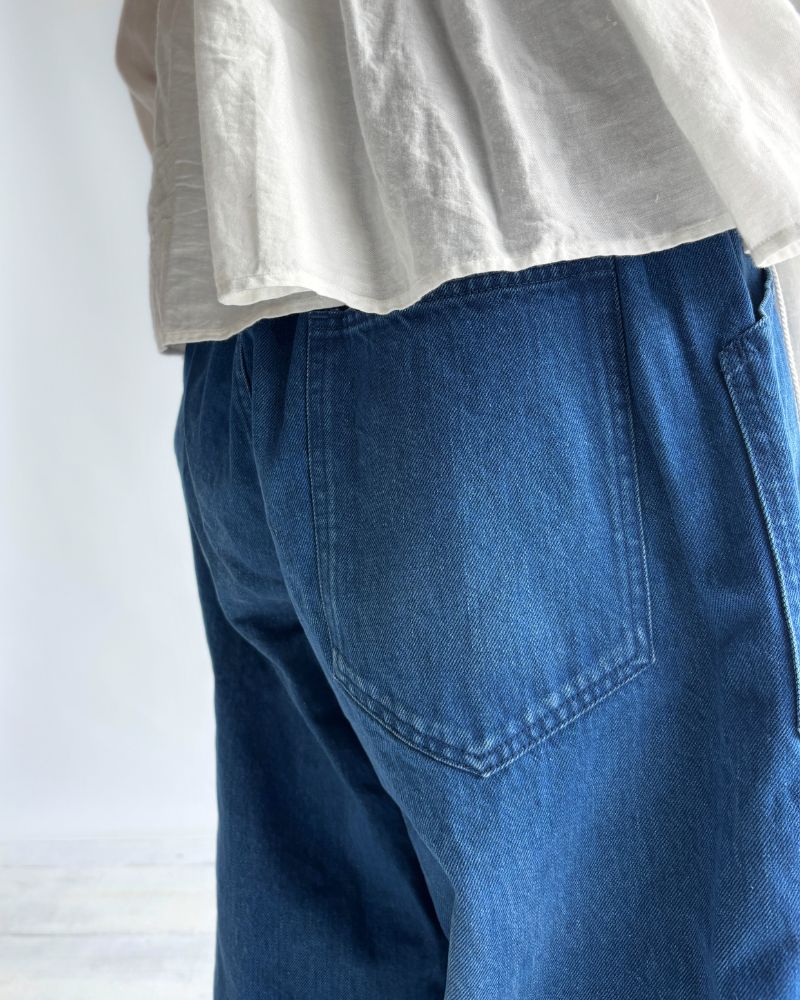 Denim Utility Pants in BlueIndigo