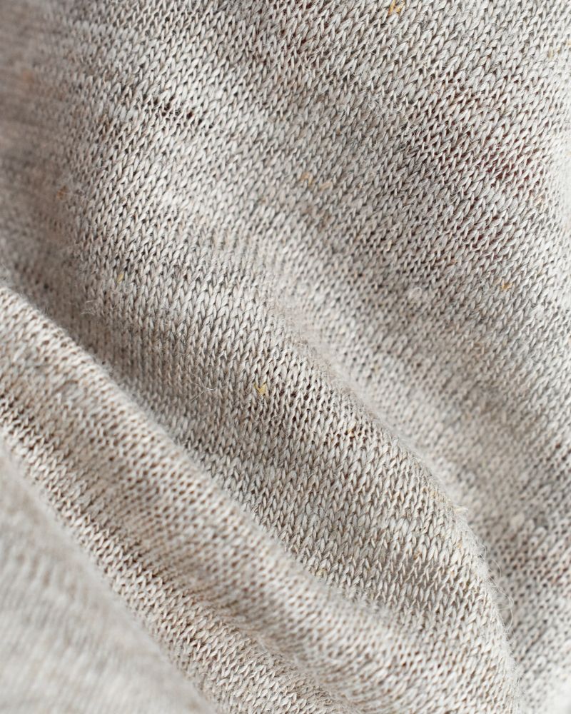 Linen Jersey Pullover in Natural