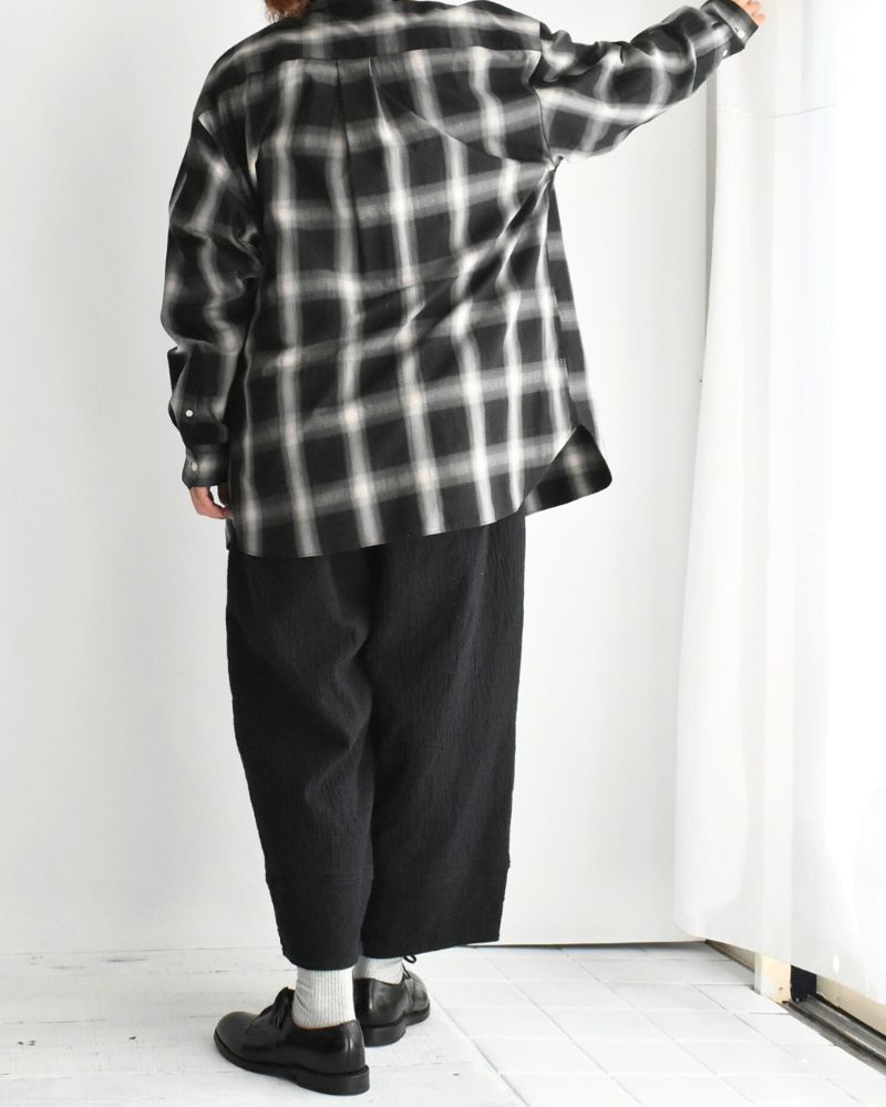 Original Random Stripe Quilted Nouveau Pants in Black