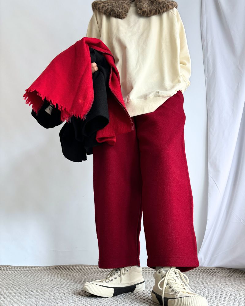 Cocoon Easy Pants (W/N) in Red