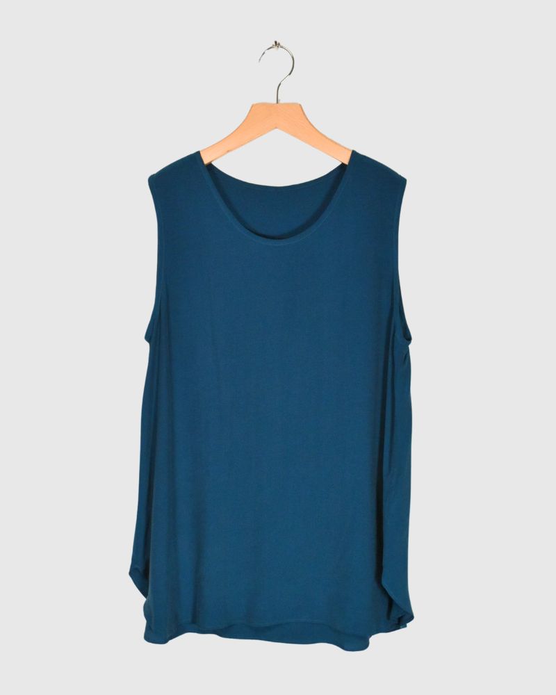 AMARA Sleeveless Pullover in LapisLazuli