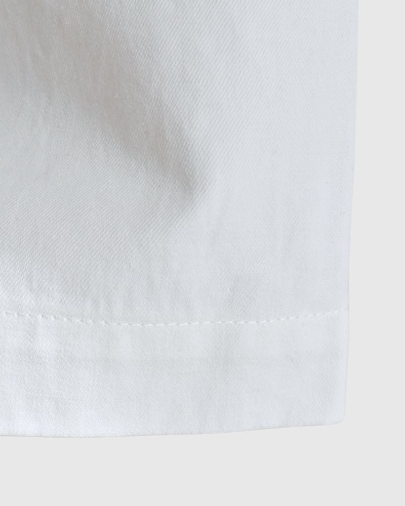 Seamless Side Wide Pants in White