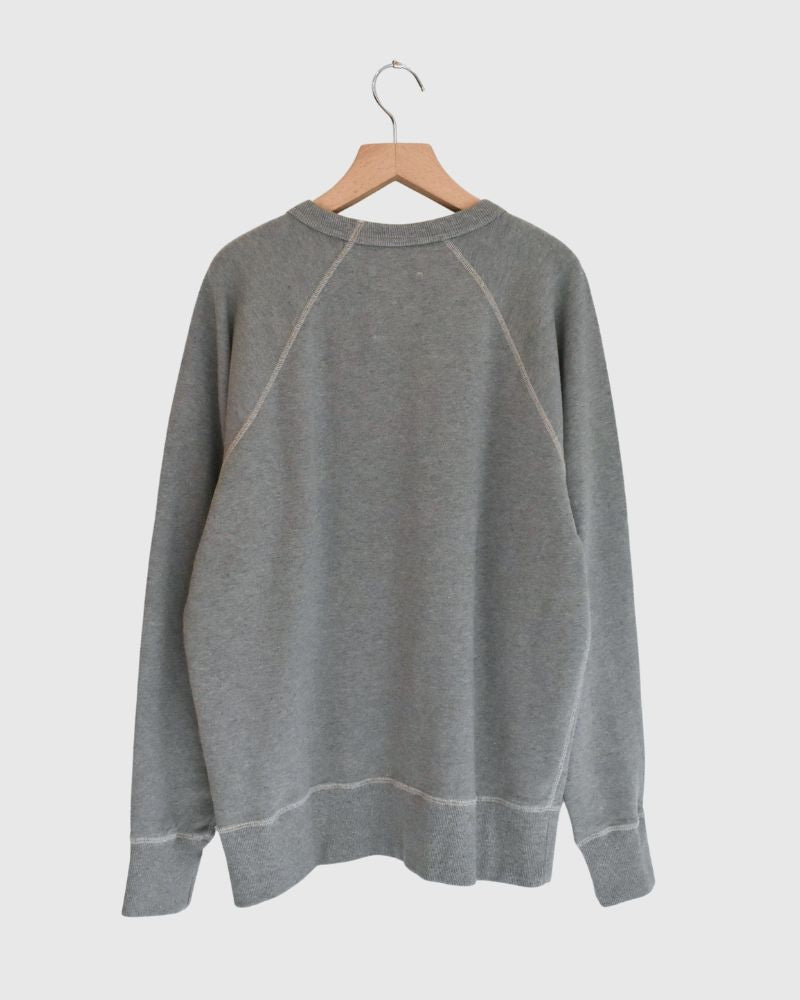 "HTS16" Printed Sweatshirt in MilkyGrey
