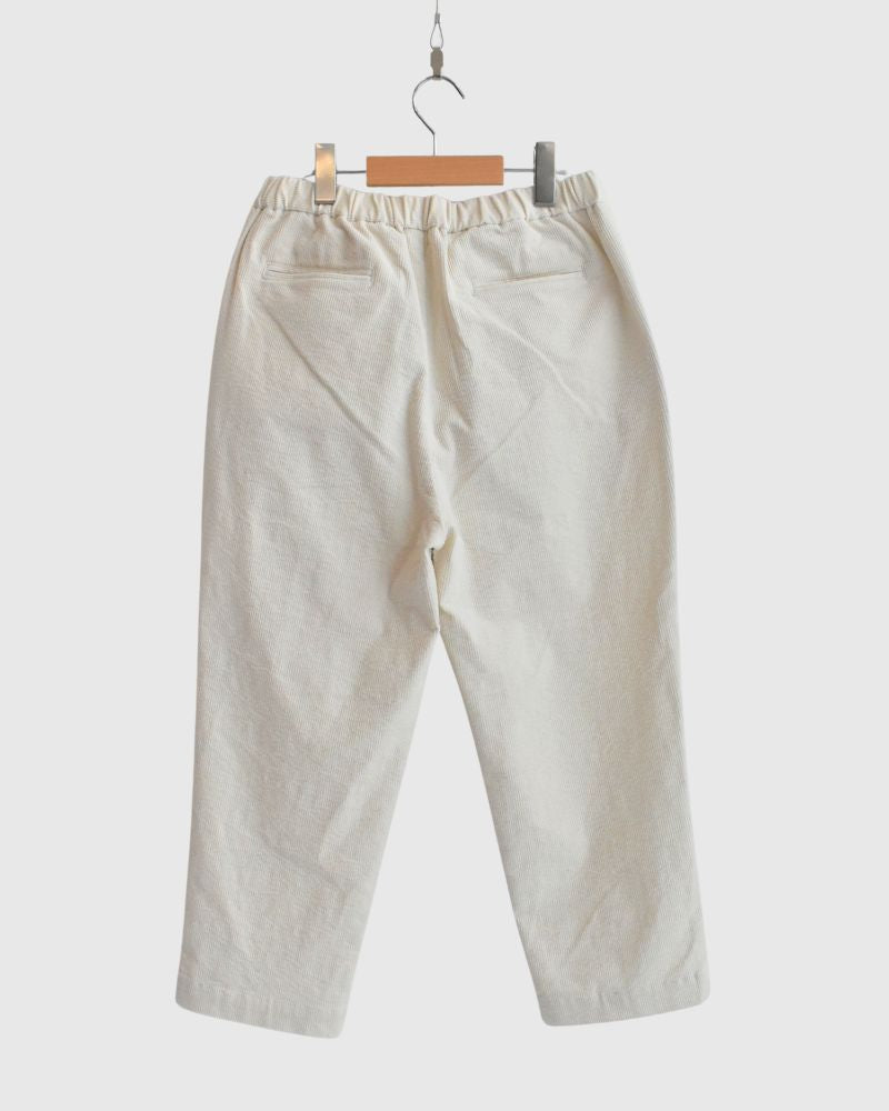 11WALE CORDUROY EASY TAPERED PANTS in OffWhite