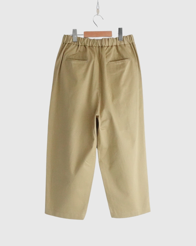 West Point 2-Tuck Tapered Easy Pants in Beige