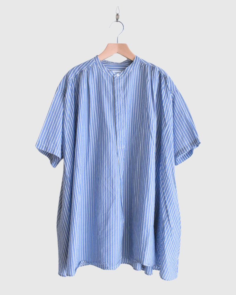 Striped Gathered Shirt in Stripe B