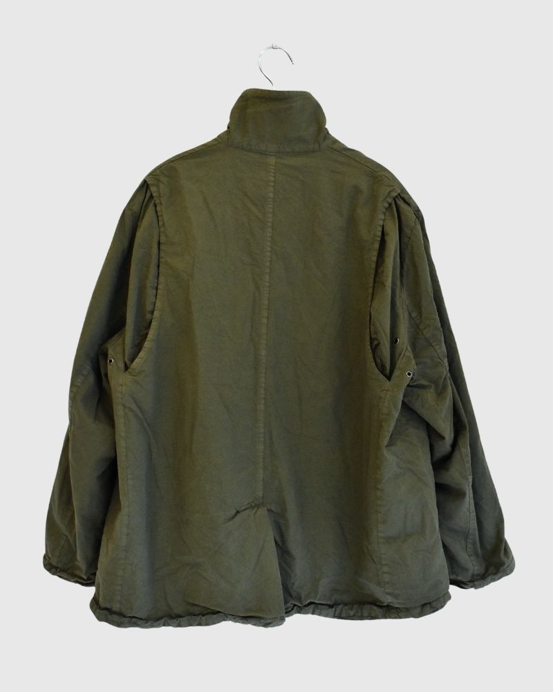 Garment Dye Short Coat in Khaki