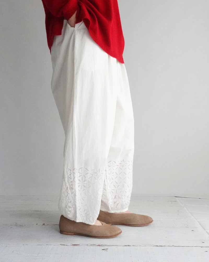 Soft Light Filter Pants in Off White