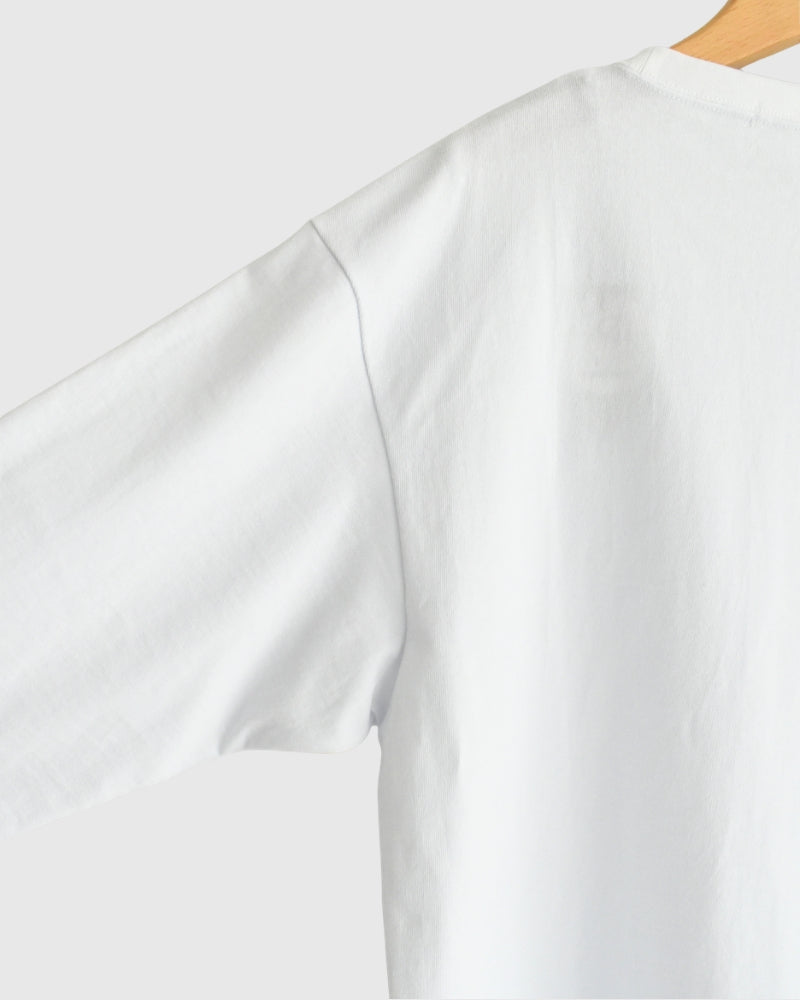 Men's Glasses Tee in White