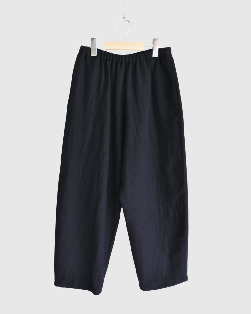Cocoon Pants (Wool) in Navy