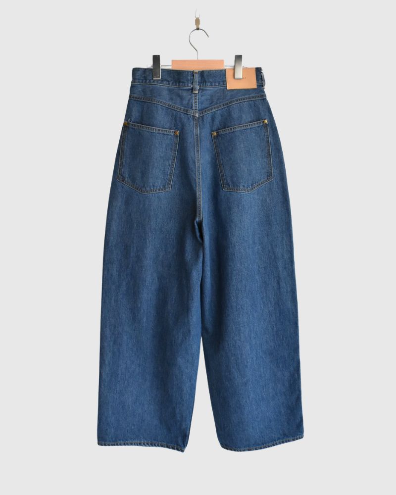 13oz Uneven Yarn Buggy Denim Pants in VintageWash