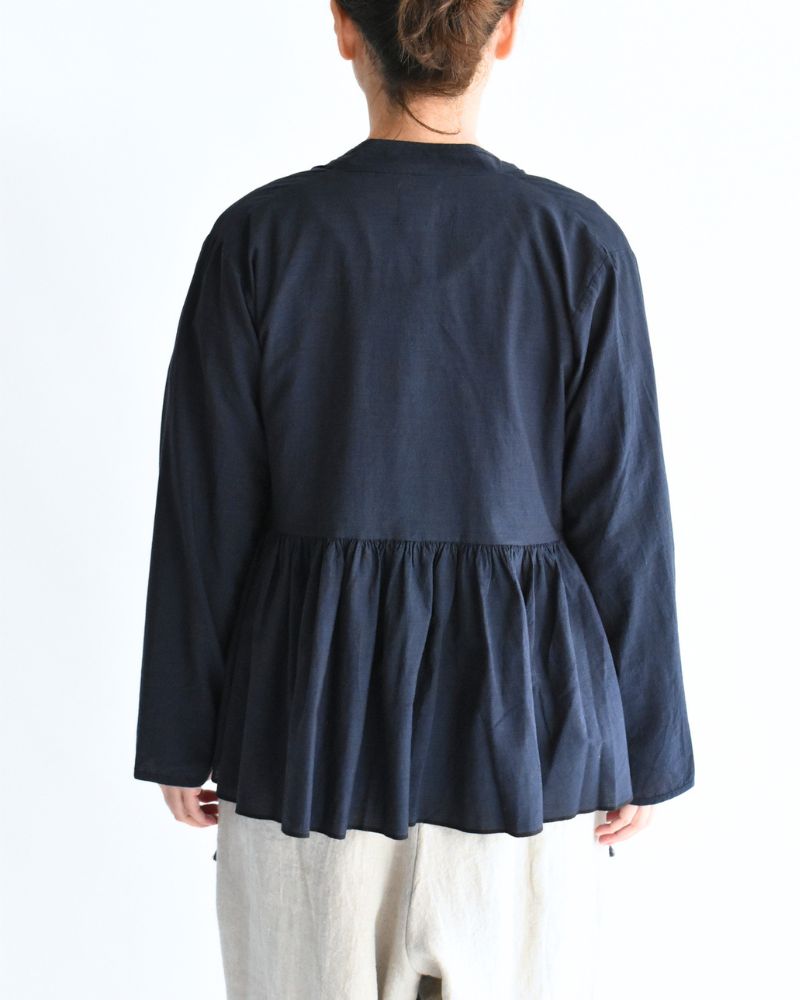 Handwoven Cotton Hakeme Cache-coeur in DarkNavy