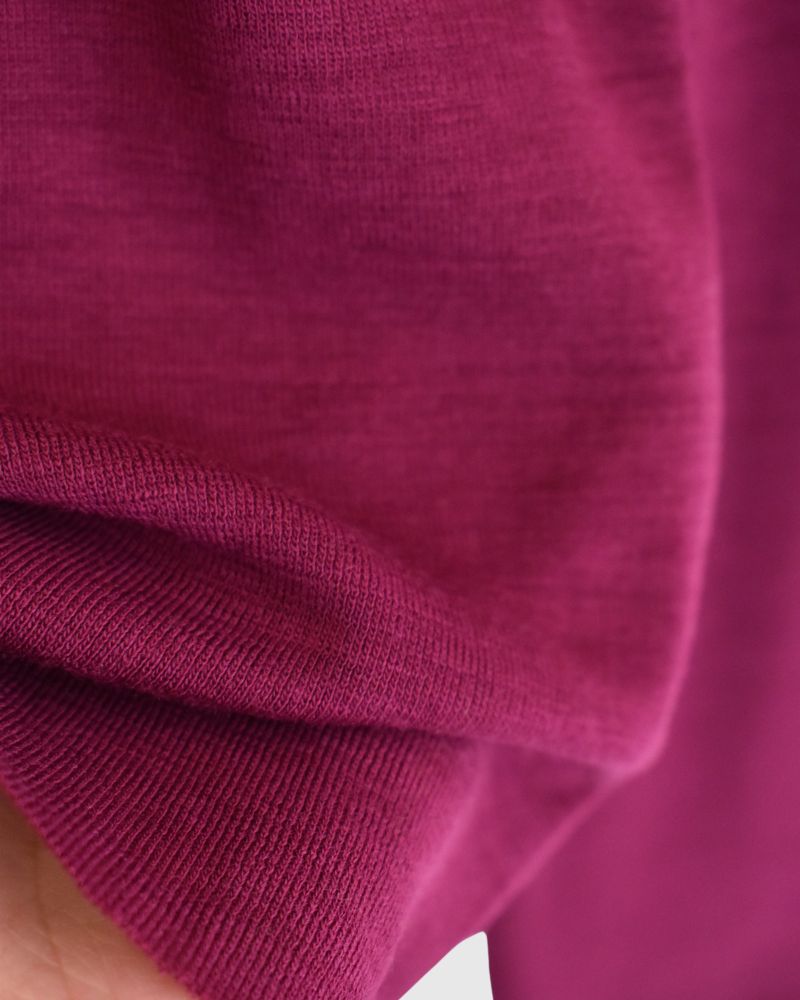 High-neck slim fit (wool) in CherryPurple