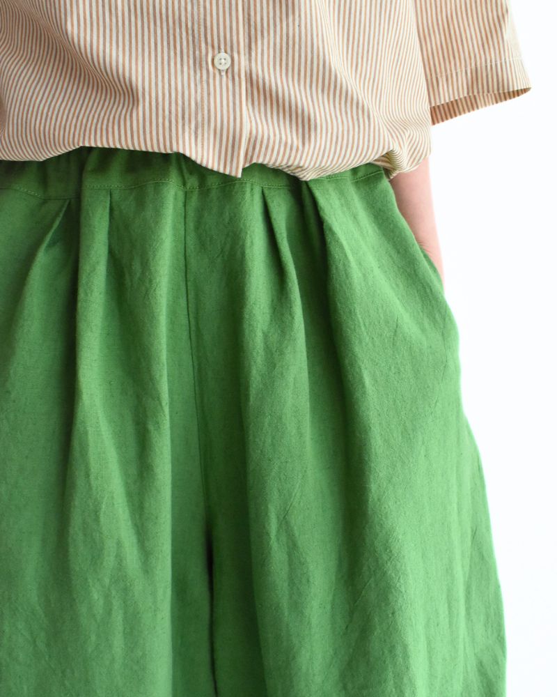 Egg Pants (LINEN/RAMIE) in Green