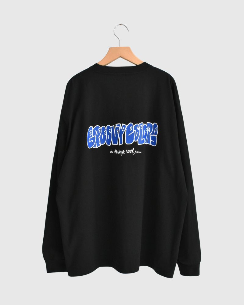 Graphic Logo Long Sleeve Tee (MENS) in Black