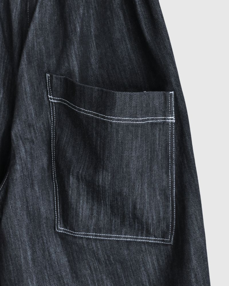 Big Pocket Cropped Pants in Navy