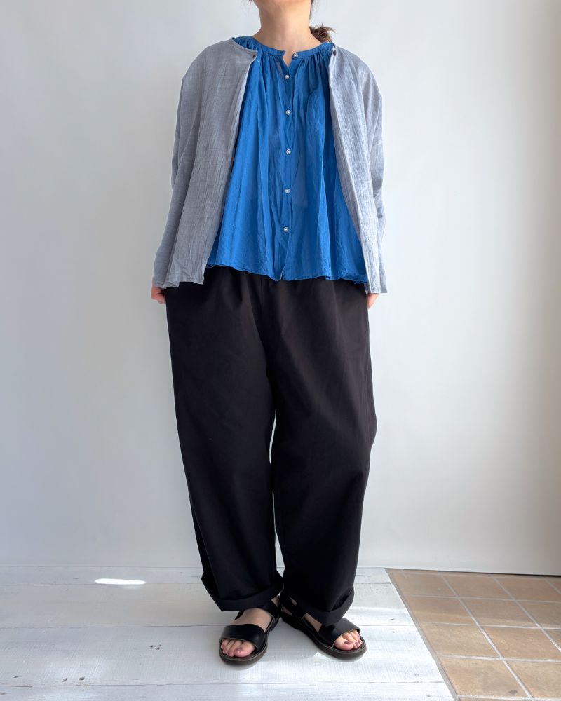 g) g173 Chino Cloth POKKA Pants in Black glam Made in Japan g) g173 Chino Cloth POKKA Pants in Black glam Made in Japan