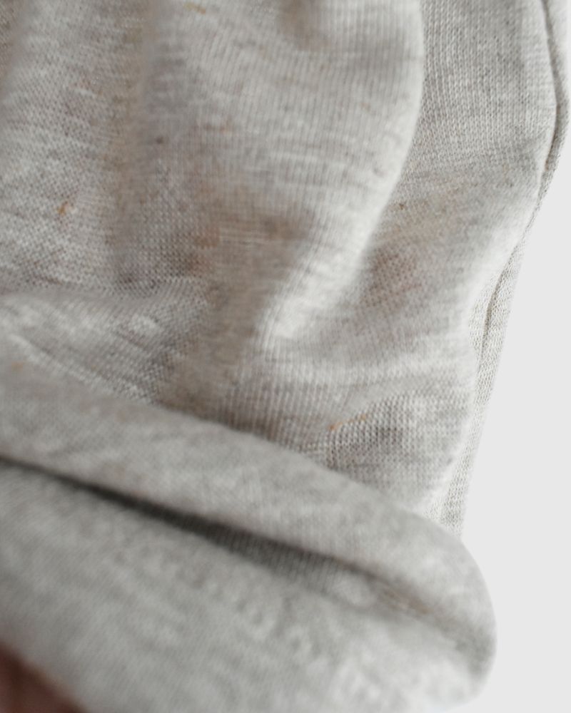 Crewneck Sleeveless T-Shirt in Natural