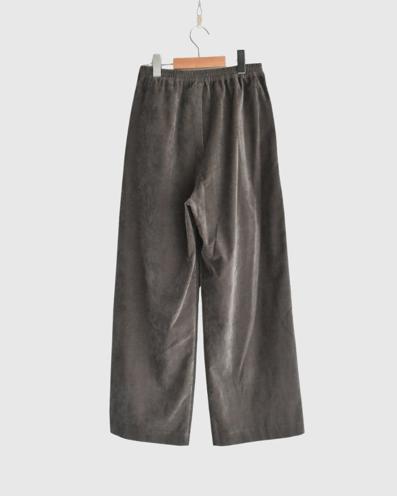 Velvet Semi Wide Easy Pants in Brown