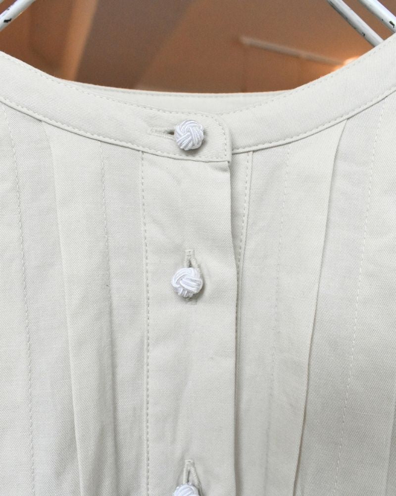 [Pre-order] F/W LA502 Anonymous Pintuck Tunic Blouse (End of Aug - Early Sep)