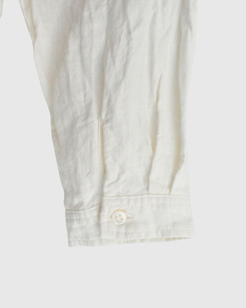 French Linen Shirt in White