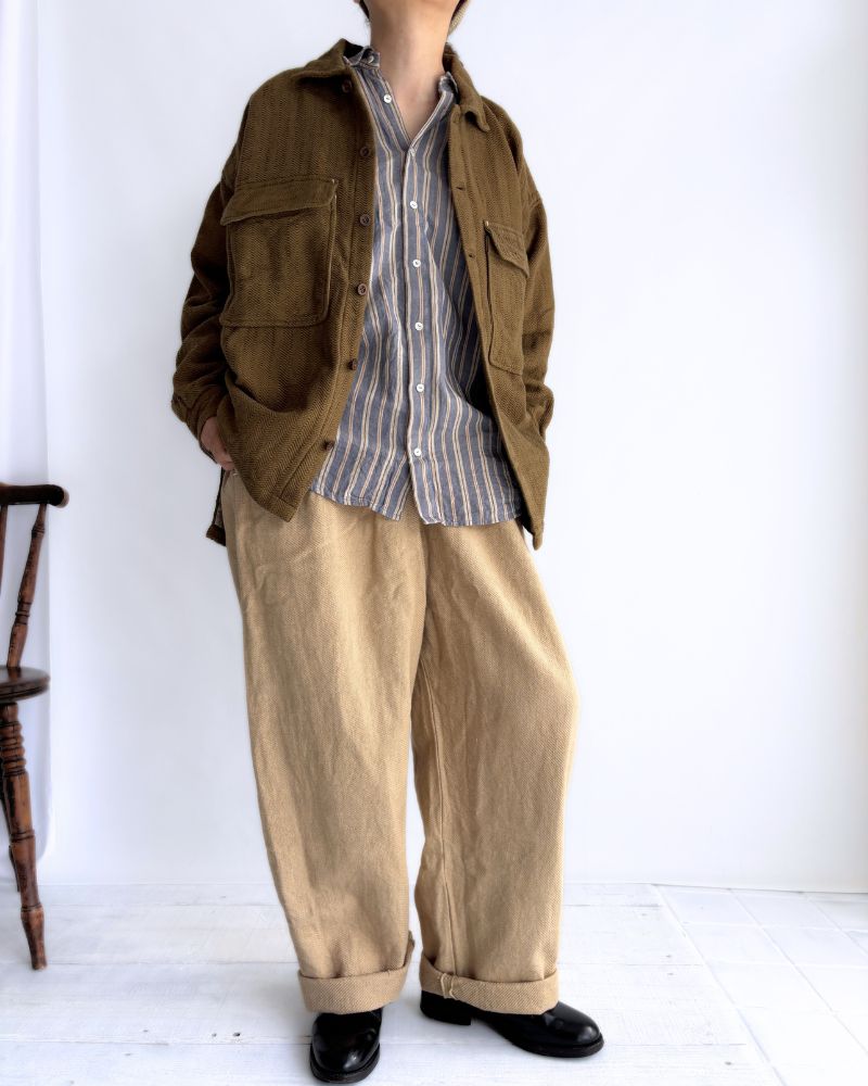 Bengal Stripe Shirt in GrayBlue