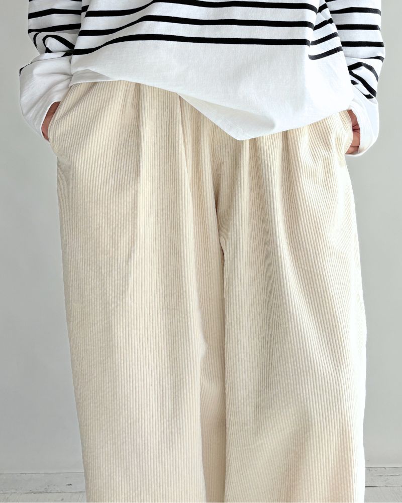 Egg Pants (Corduroy) in Ivory