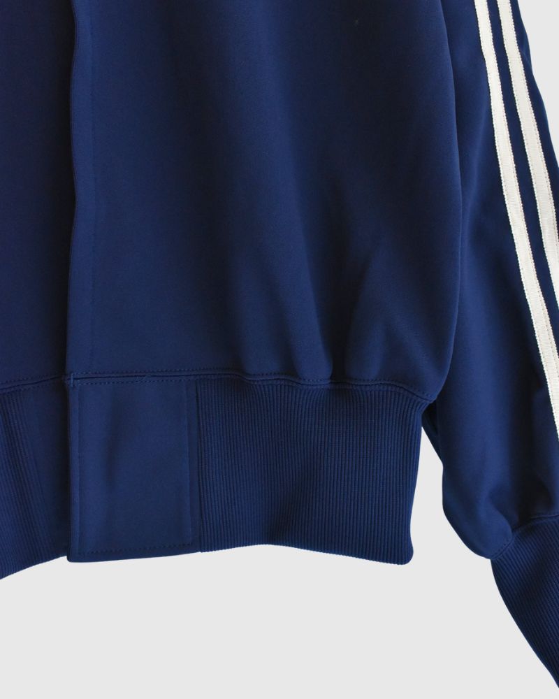 Track Frill Cardigan in Navy
