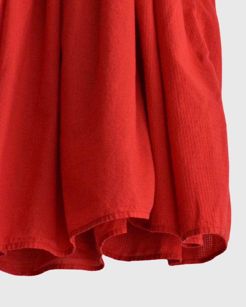 Rajasthan Gathered Skirt in Red