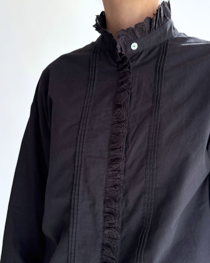 Vintage Lace Blouse in Black