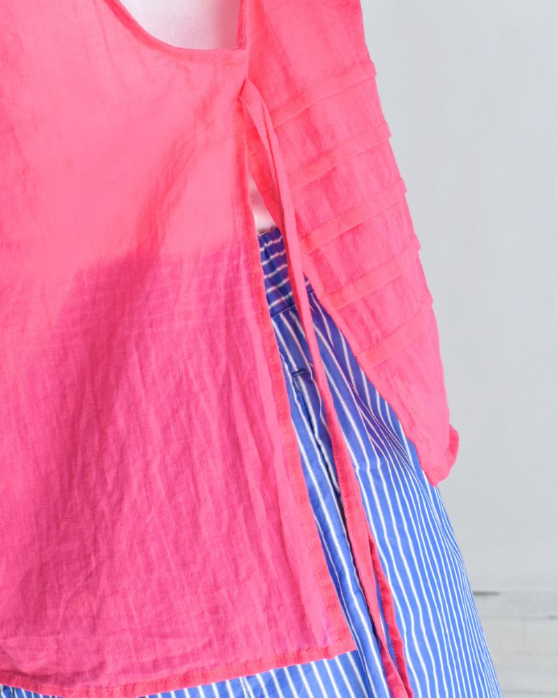 Boil Sleeveless Stack Blouse in Pink