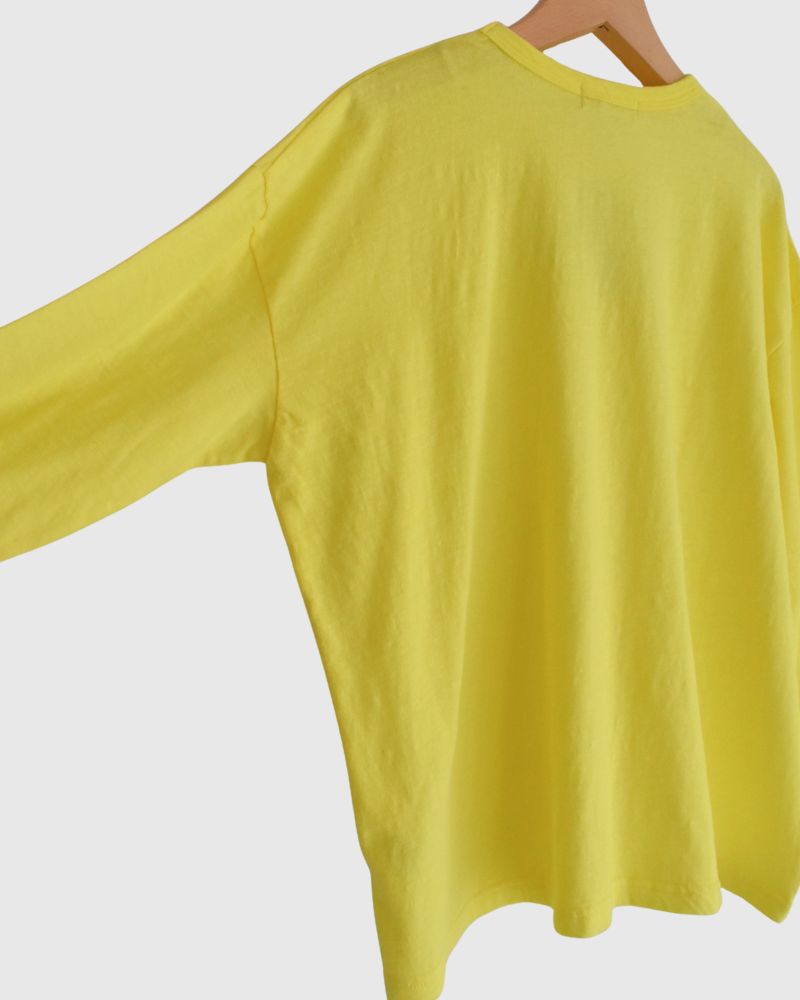 Jersey Pullover in Yellow