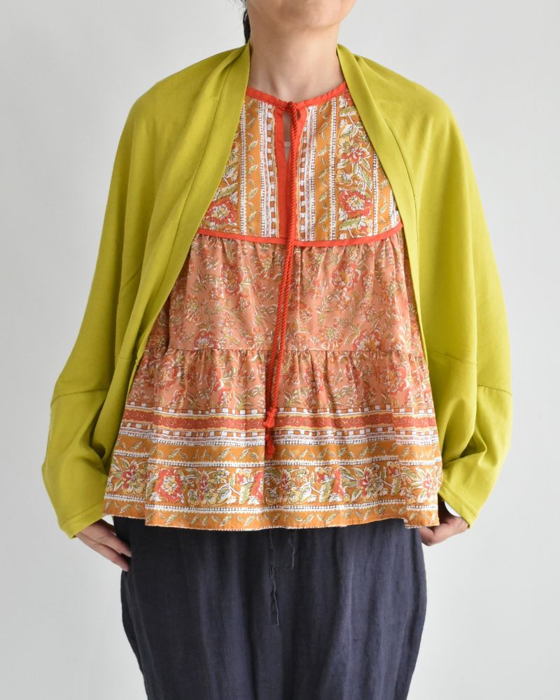 Square bolero 'OLIANA' Mustard