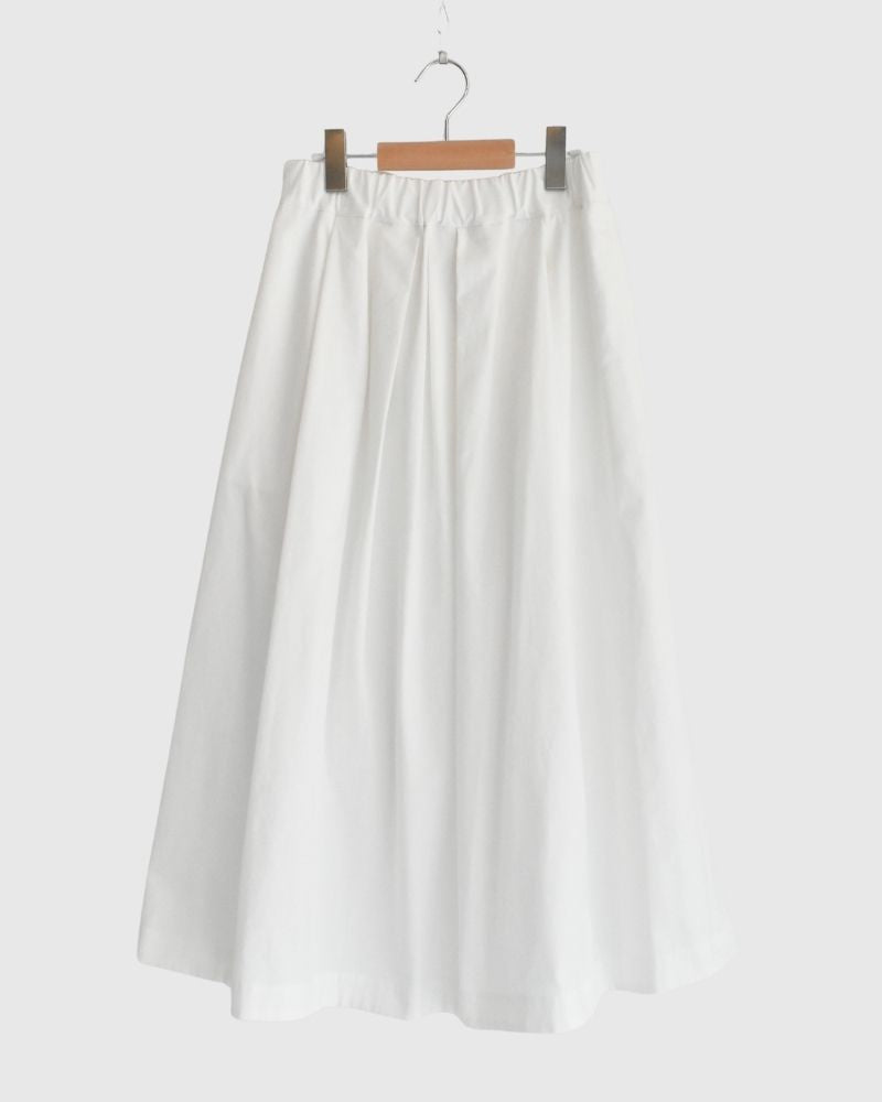 DOLLY-TWILL Tack Skirt in White