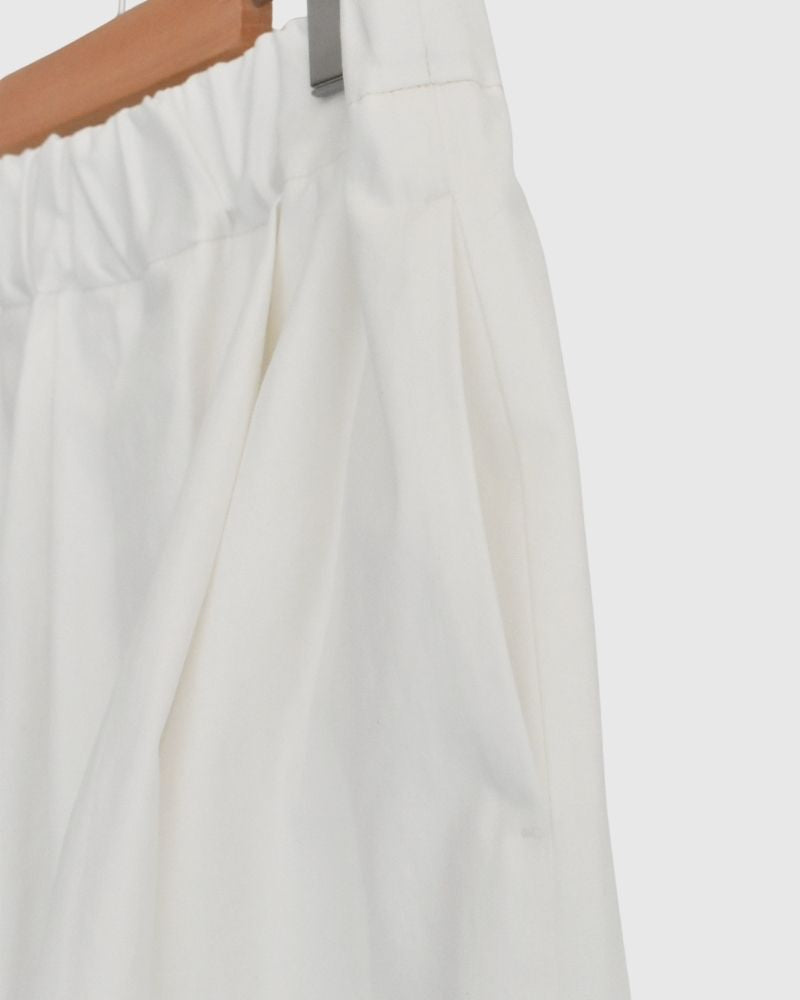DOLLY-TWILL Tack Skirt in White