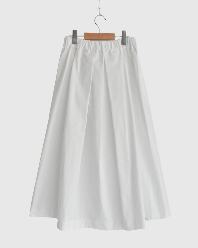 DOLLY-TWILL Tack Skirt in White