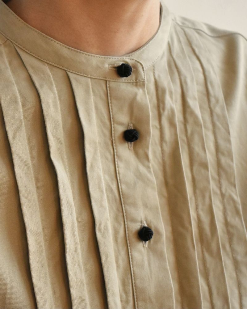 [Pre-order] F/W LA502 Anonymous Pintuck Tunic Blouse (End of Aug - Early Sep)