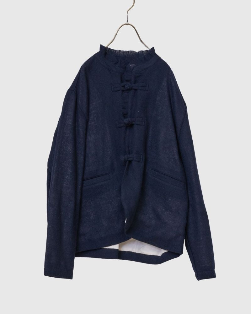 [Pre-order] F/W LA528 Anonymous Wool Gauze China Jacket (Late Oct - Early Nov)