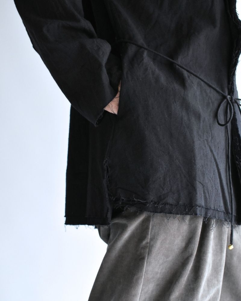 Sobokasu Khadi Jacket in DarkNavy