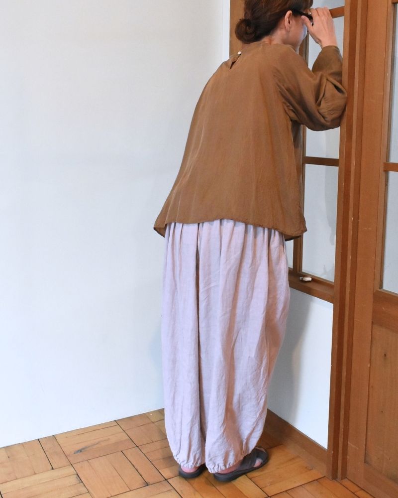 [Pre-order] S/S G1164 LINEN ameri PANTS（Early March – Mid-March）
