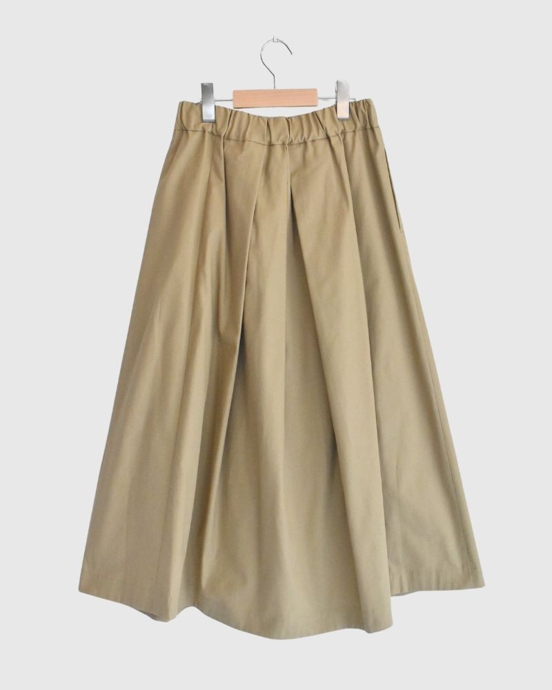 DOLLY-TWILL Tack Skirt in Beige