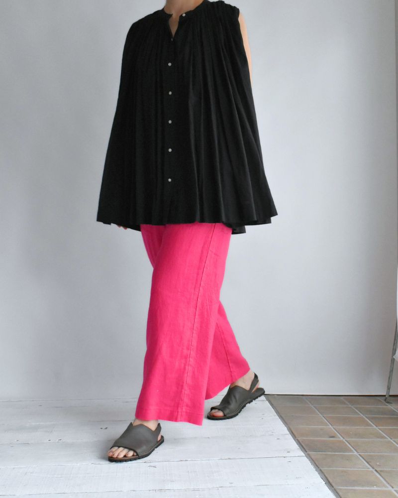 Colored Linen Pants in Pink