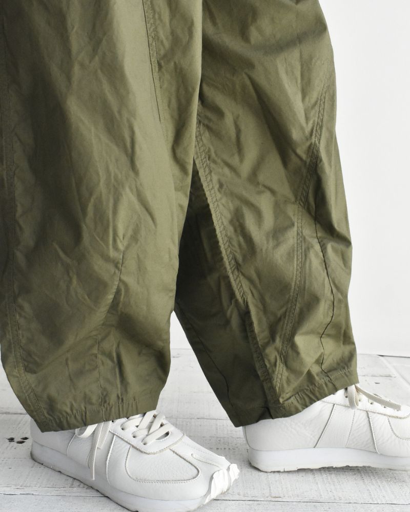 Typewriter Cotton Pants in Khaki