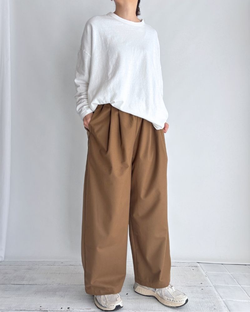 Jersey loose pullover in White