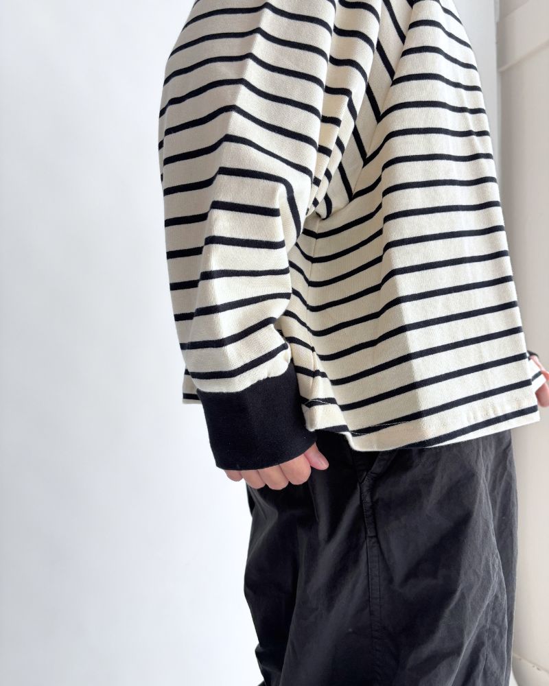 WIDE FLARED BOARDER TOPS 'ANDI' in Off