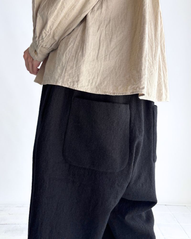 Wool Pants in Black